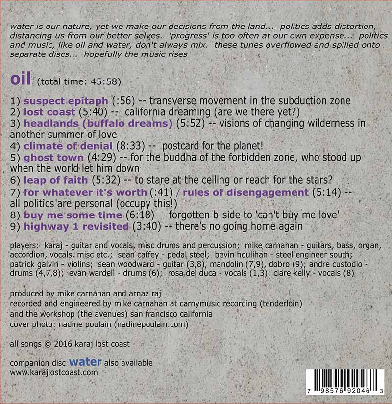 Karaj Lost Coast Oil and Water