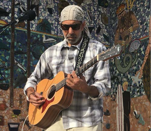 arnaz performing pierside